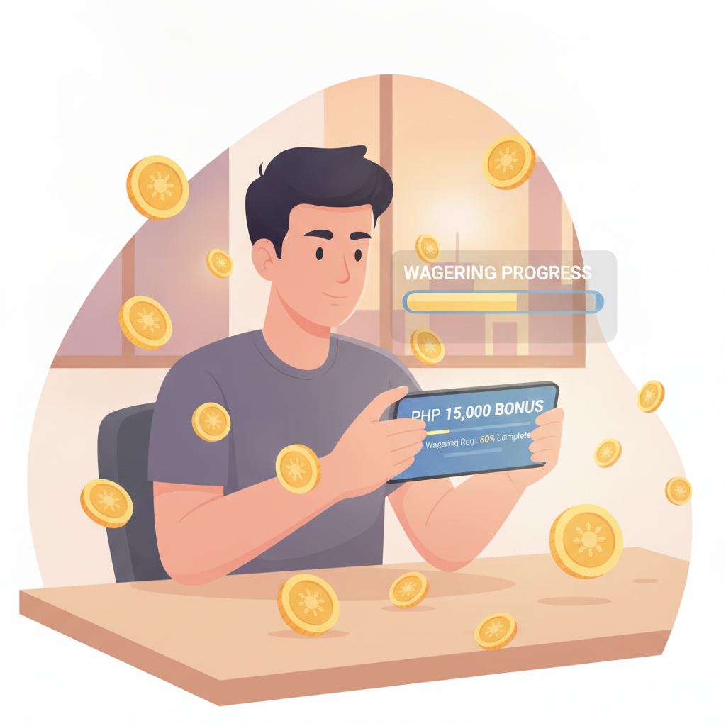 Illustration: RK Elite Bonus Terms Explained: What 30x Wagering Really Means for Filipino Players